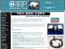 Tablet Screenshot of carpindustries.com